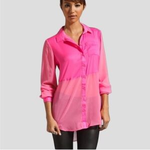 FREE PEOPLE Button-Up Top | Size L